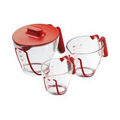 Zyliss Mix-N-Measure Set - Clear/Red